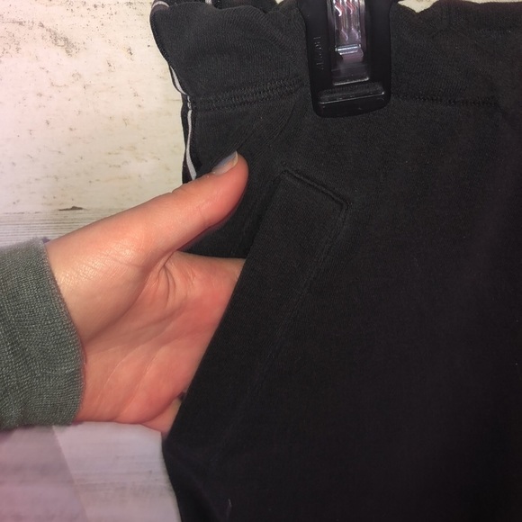 PINK VICTORIA’S SECRET black and white sweatpants track pants joggers small​ - Picture 2 of 5